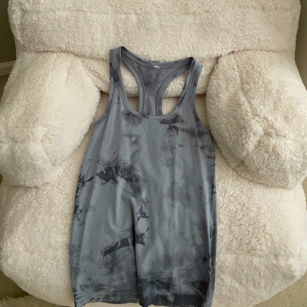 lulu lemon marble swiftly tech tank